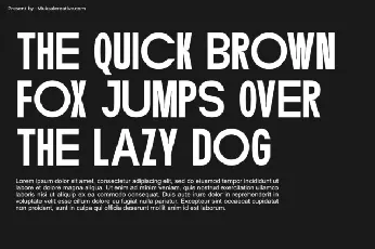 Blockline font