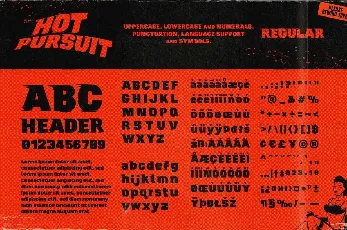 Hot Pursuit font