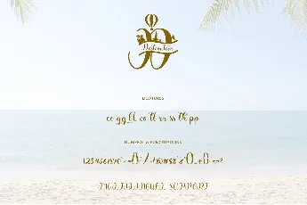 Vacation Monogram font