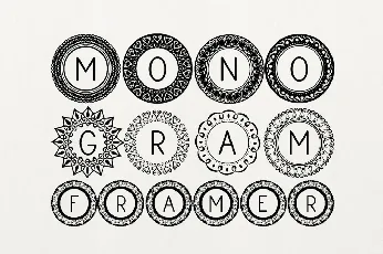 Monogram Framer font