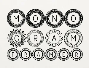 Monogram Framer font