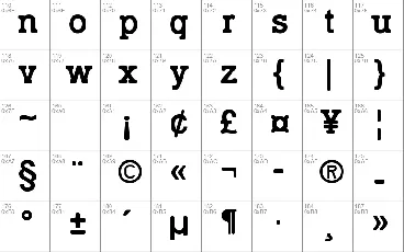 TypoSlab Irregular font