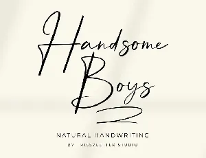 Handsome Boys font