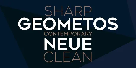 Geometos Neue Family font