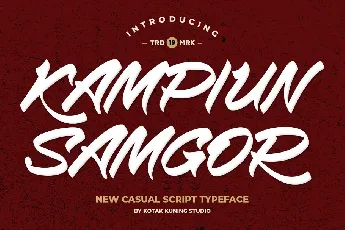 Kampiun Samgor font