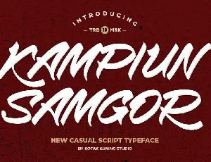 Kampiun Samgor font