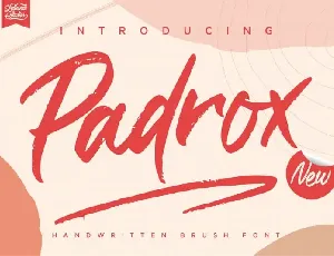 Padrox Brush font