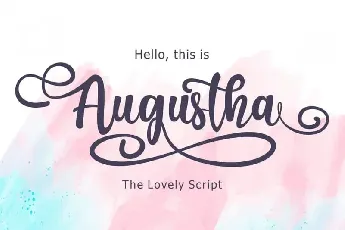 Augustha Script font