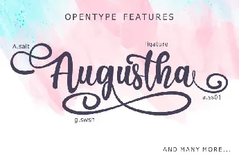 Augustha Script font