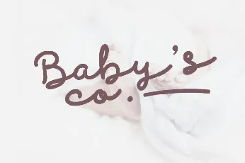 Discobaby Script font