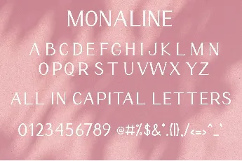 Monaline font