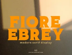 Fiore Ebrey font