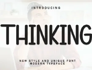 Thinking Display font