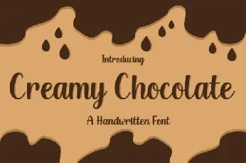 Creamy Chocolate Script font