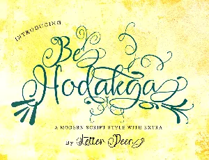 Be Hodakga font