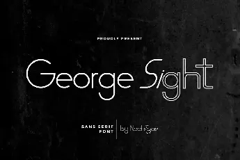 George Sight Demo font