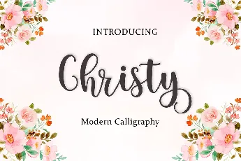 Christy font