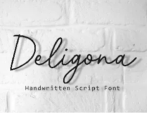 Deligona font