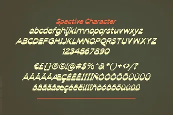 Spective font