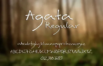 Agata font