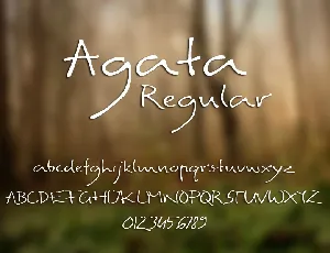 Agata font