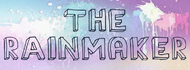 The Rainmaker font