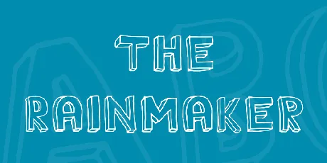 The Rainmaker font