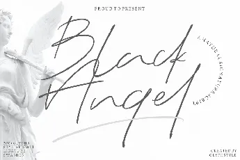 Black Angel font