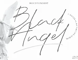 Black Angel font