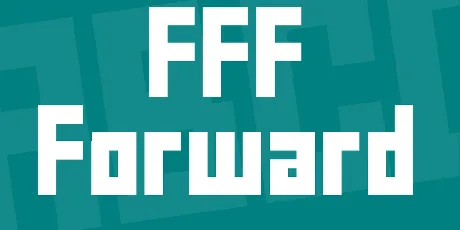 FFF Forward font