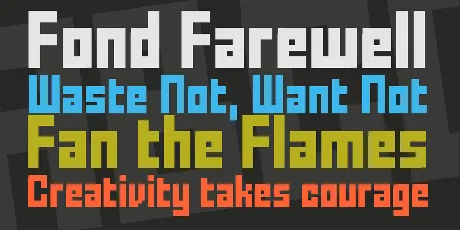 FFF Forward font