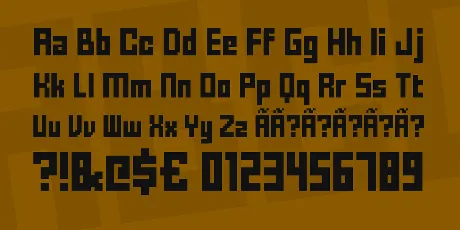 FFF Forward font