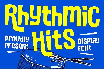 Rhythmic Hits font