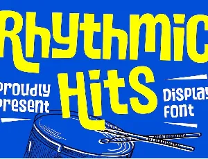 Rhythmic Hits font