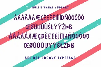 Bee Dee Groovy font