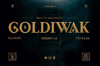 Goldiwak font