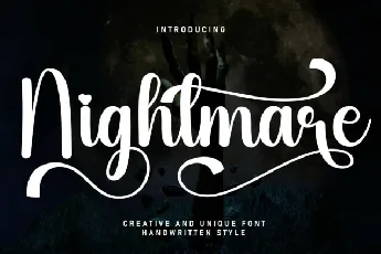 Nightmare Script font