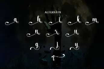 Nightmare Script font