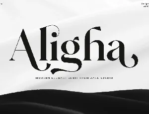 Aligha font