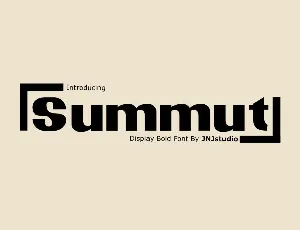 Summut font