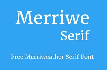 Merriweather Family Free font