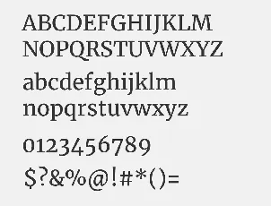 Merriweather Family Free font