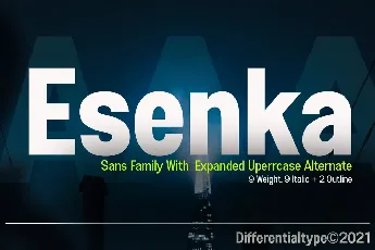 Esenka Family font