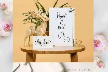 Angelica font