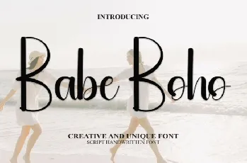 Babe Boho Script font