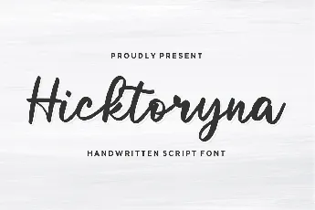 Hicktoryna font