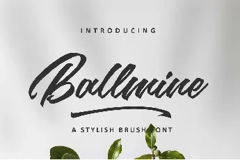 Ballmine font