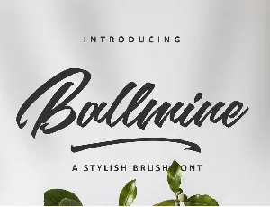 Ballmine font