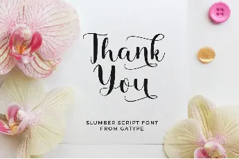 Slumber Script font