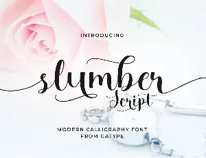 Slumber Script font